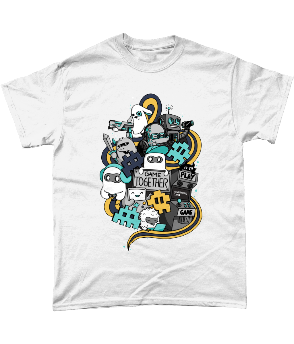 Everyone Can 'Game Together' Heavy Cotton T-Shirt