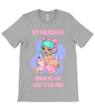 Load image into Gallery viewer, Milkshake Gamer Girl Crew Neck T-Shirt
