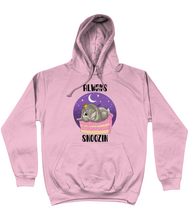 Load image into Gallery viewer, Pixie Cake Face &#39;Always Snoozin&#39; College Hoodie
