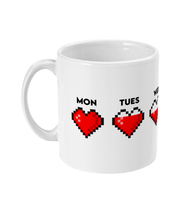 Load image into Gallery viewer, Draining Hearts 11oz Mug
