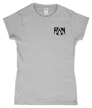 Load image into Gallery viewer, RAW47 Soft-Style Ladies Fitted T-Shirt
