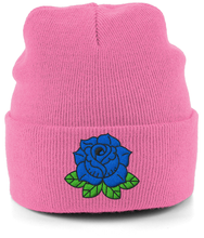 Load image into Gallery viewer, September Rose Cuffed Beanie

