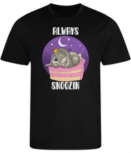 Load image into Gallery viewer, Pixie Cake Face &#39;Always Snoozin&#39; Men&#39;s Cool Sports T-shirt
