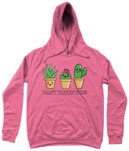 Load image into Gallery viewer, Kawaii Cacti Girlie Fitted College Hoodie
