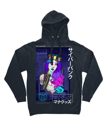 Cyberpunk Girl Epic Print Hoodie