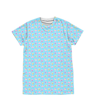 Load image into Gallery viewer, Baby Blue Pastel Mochi Print T-shirt
