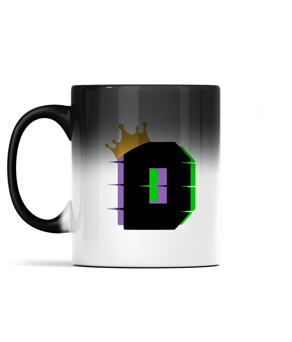 The King D42 11oz Black Magic Colour Changing Reveal Mug