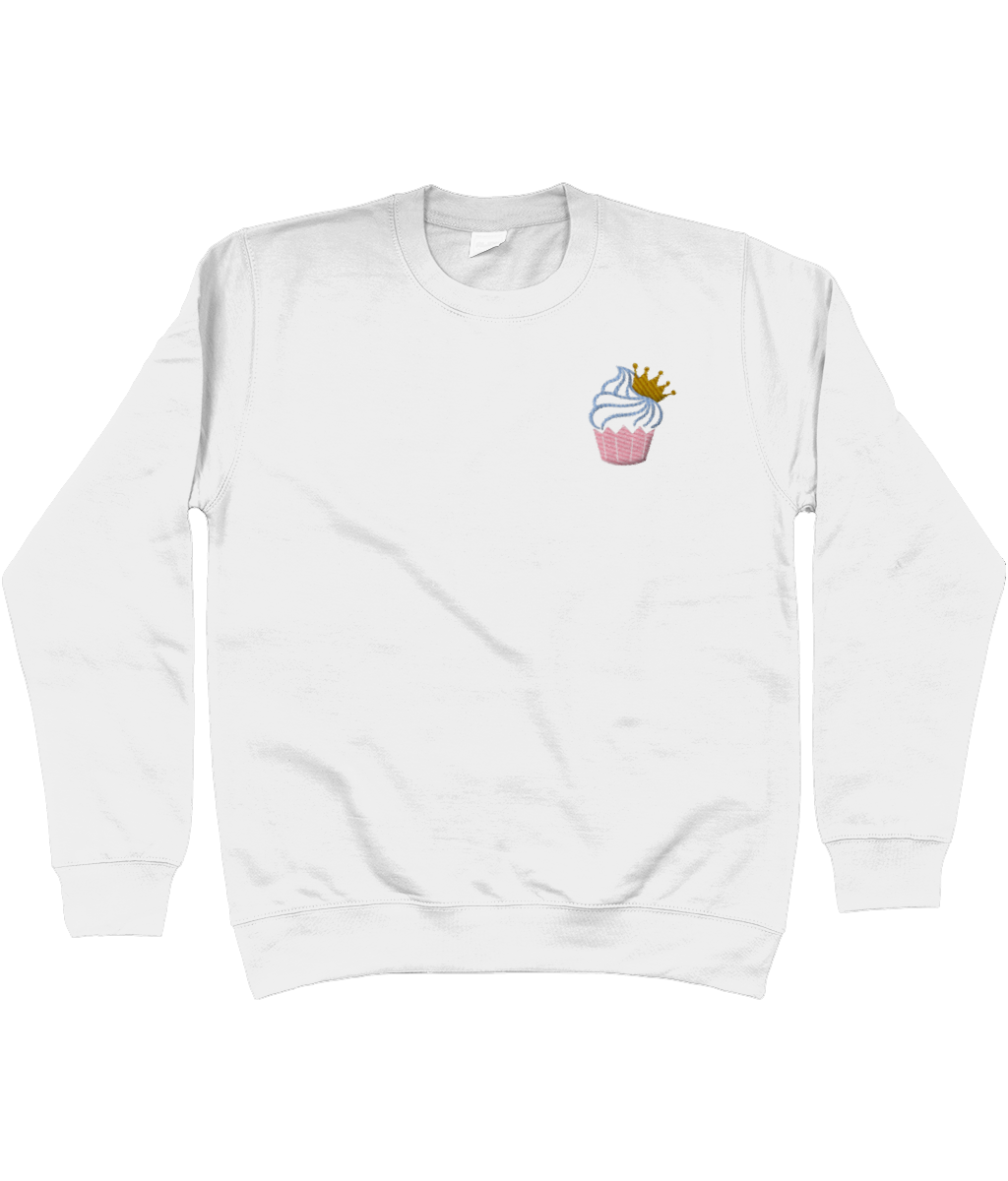 Pixie Cake Face Embroidered Sweatshirt