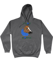 Load image into Gallery viewer, September Rose  College Hoodie ‘Tw*t Horse’
