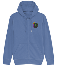 Load image into Gallery viewer, The King D42 Embroidered Zip Connector Hoodie
