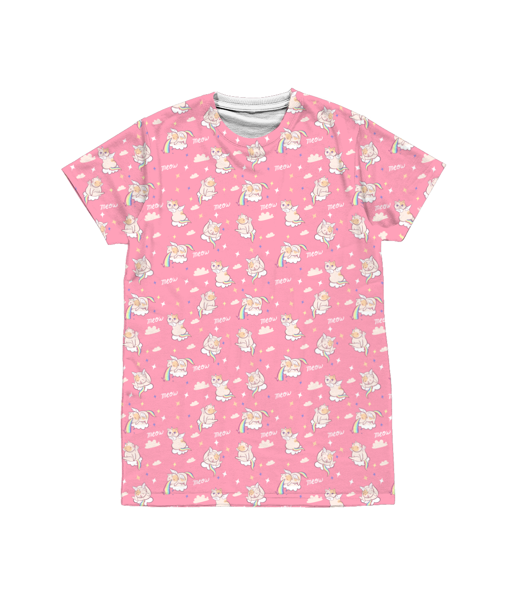 Caticorn Print T-Shirt