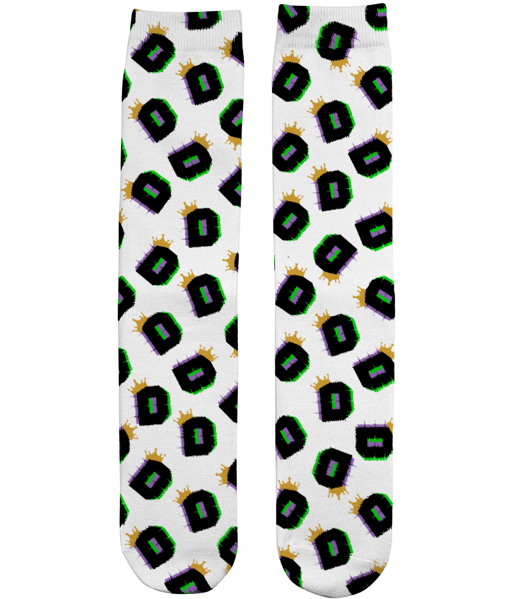 The King D42 Print Unisex Tube Socks