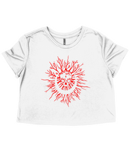 Load image into Gallery viewer, Rage Darling &#39;Call of the Forest&#39; Ladies Flowy Cropped T-Shirt
