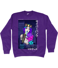 Load image into Gallery viewer, Cyberpunk Girl Sweatshirt
