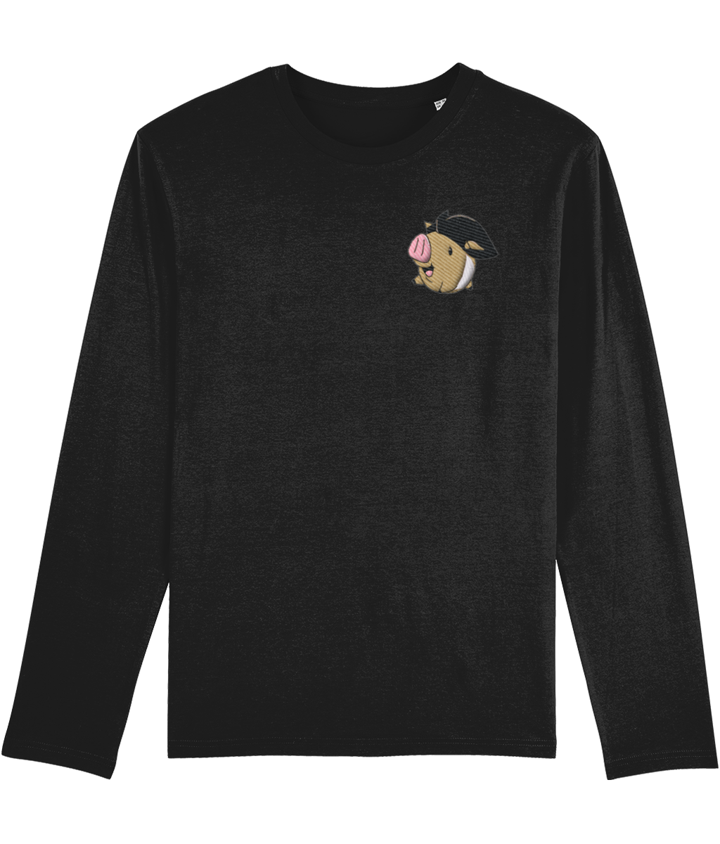 Rob Raven Embroidered Long Sleeve T-Shirt 'Captain Fenton'
