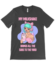Load image into Gallery viewer, Milkshake Gamer Girl Crew Neck T-Shirt
