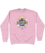 Load image into Gallery viewer, Pixie Cake Face &#39;Princess Club&#39; Sweatshirt
