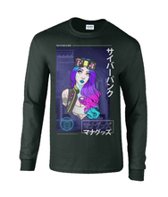 Load image into Gallery viewer, Cyberpunk Girl Long Sleeve T-Shirt
