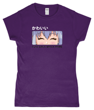 Load image into Gallery viewer, Cute Girls Watch Anime SoftStyle Ladies Fitted T-Shirt
