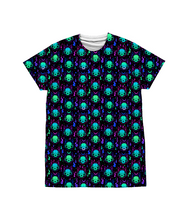 Load image into Gallery viewer, Cat Skull Print T-Shirt
