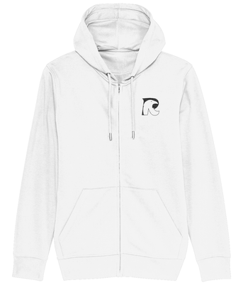 Rob Raven Embroidered Zip Connector Hoodie