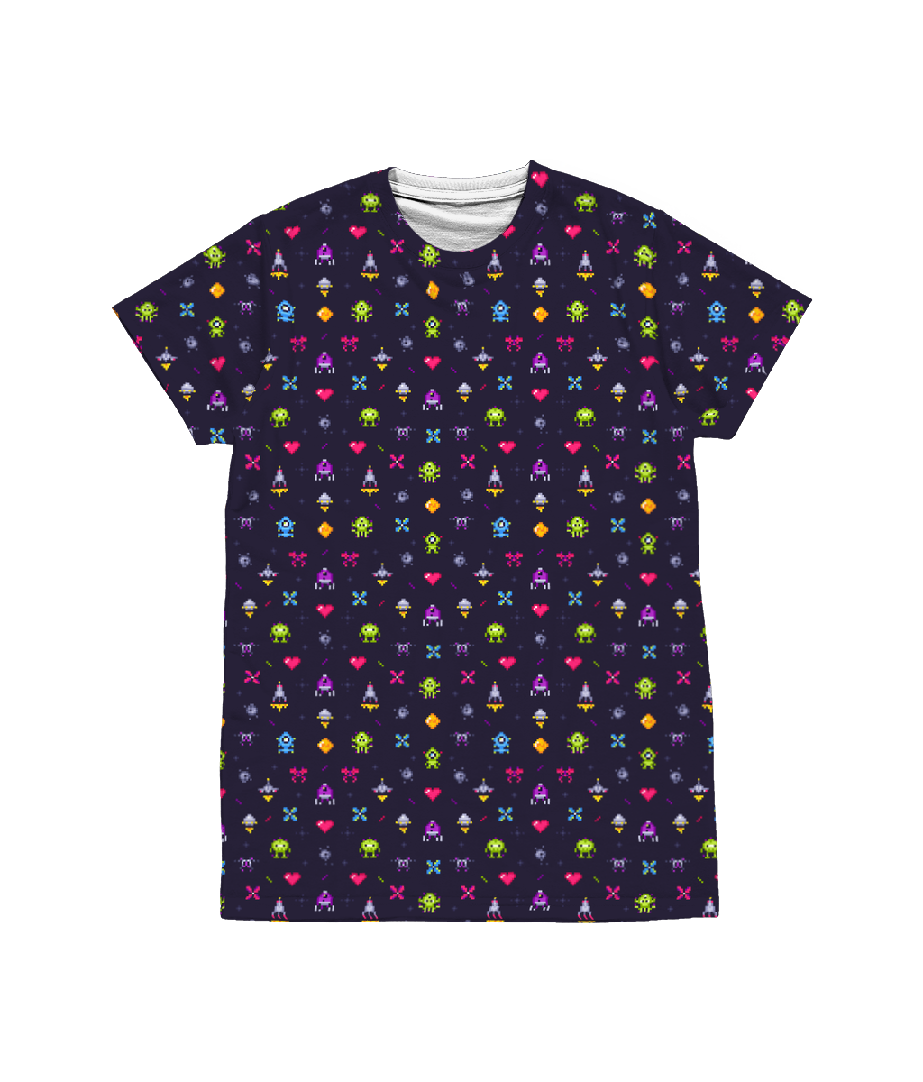 Retro Gamer Print T-Shirt
