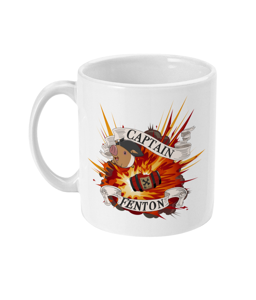 Rob Raven 11oz Mug 'Captain Fenton Explosion'