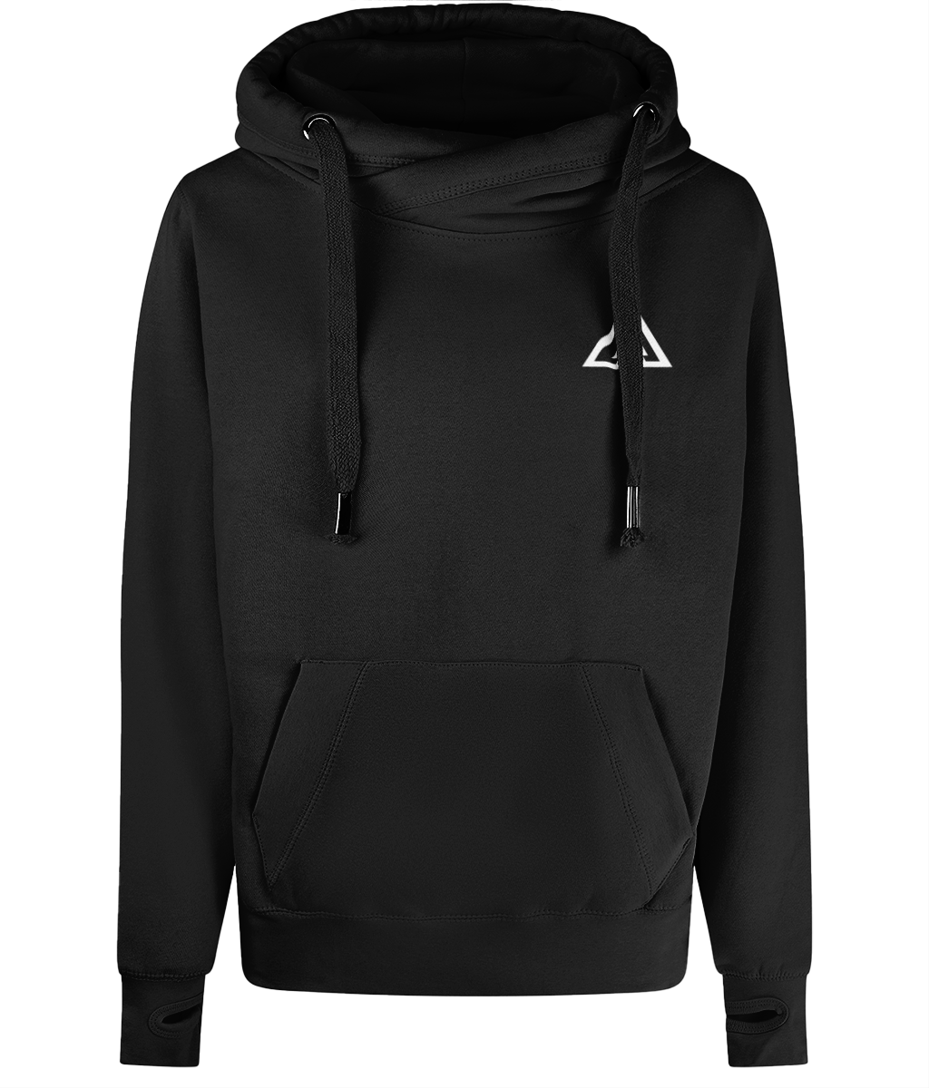The Game Cave Cross Neck Hoodie