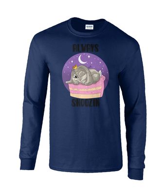 Pixie Cake Face 'Always Snoozin' Long Sleeve T-Shirt