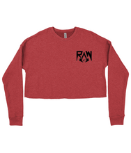 Load image into Gallery viewer, Raw47 Ladies Cropped Sweatshirt
