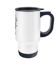 Load image into Gallery viewer, Rob Raven Travel Mug &#39;Red Barrel Rum&#39;
