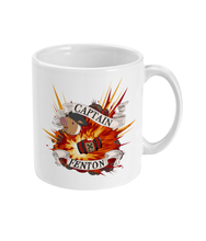 Load image into Gallery viewer, Rob Raven 11oz Mug &#39;Captain Fenton Explosion&#39;
