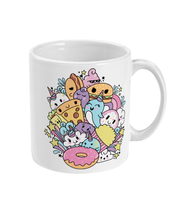 Load image into Gallery viewer, Kawaii Fast Food Friends 11oz Mug
