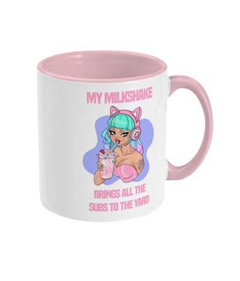 Milkshake Gamer Girl Two Toned Mug