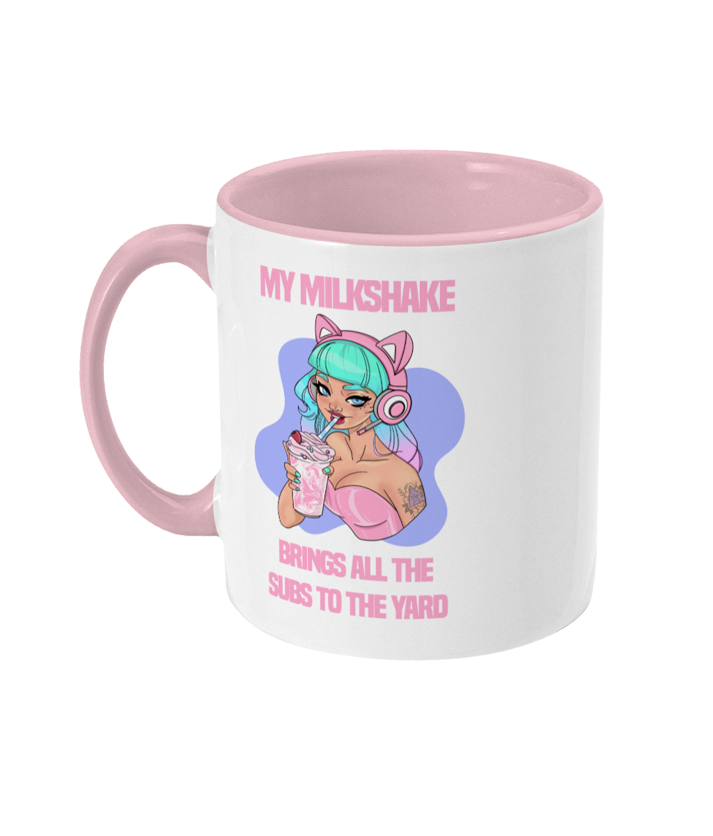 Milkshake Gamer Girl Two Toned Mug
