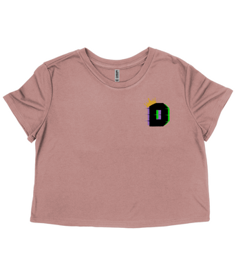 The King D42 Ladies Flowy Cropped T-Shirt