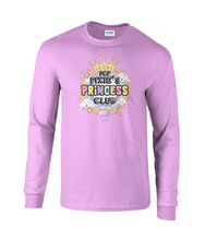 Load image into Gallery viewer, Pixie Cake Face &#39;Princess Club&#39; Long Sleeve T-Shirt
