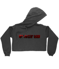 Load image into Gallery viewer, Raw47 It&#39;s ** RAW! Ladies Cropped Hoodie
