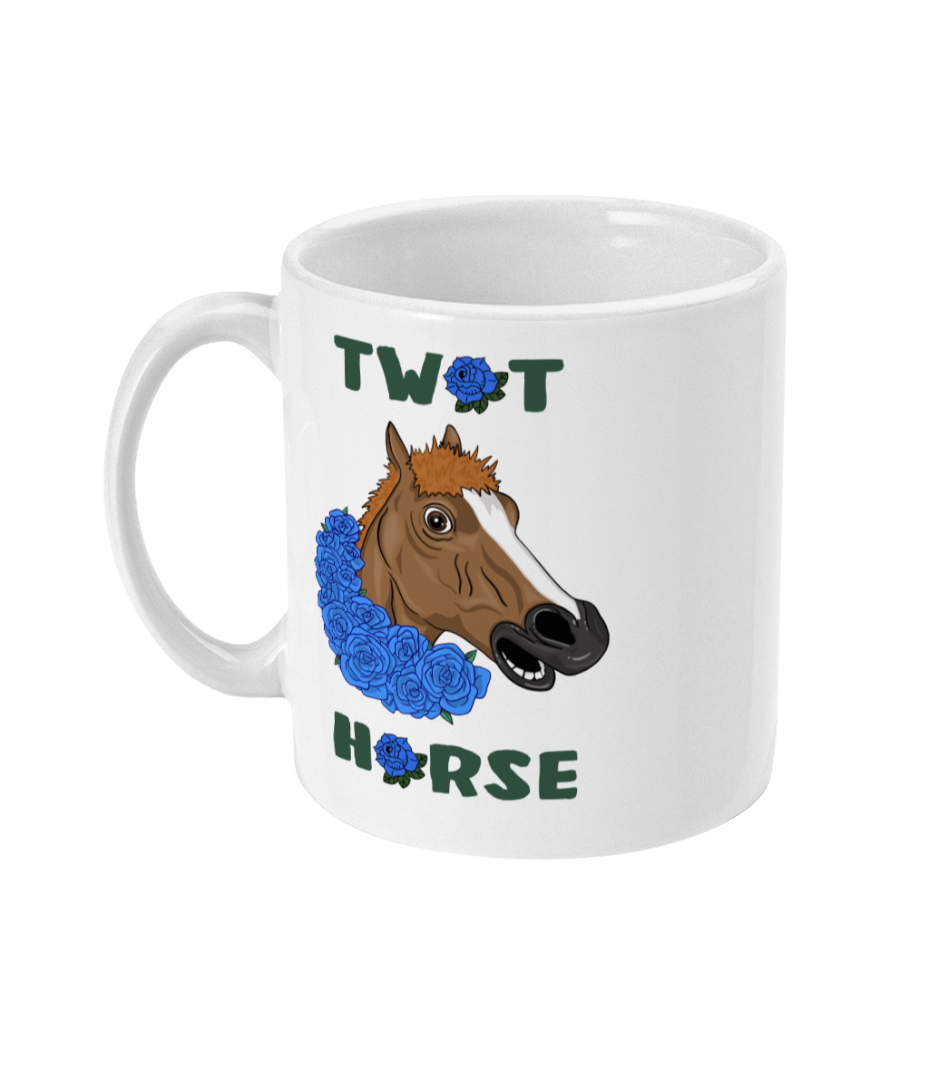 September Rose 11oz Mug Tw*t Horse’