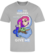Load image into Gallery viewer, Pixie Cake Face &#39;All The Nuggies&#39; Men&#39;s Cool Sports T-shirt
