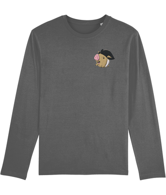 Rob Raven Embroidered Long Sleeve T-Shirt 'Captain Fenton'