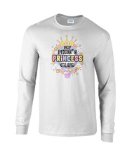 Load image into Gallery viewer, Pixie Cake Face &#39;Princess Club&#39; Long Sleeve T-Shirt
