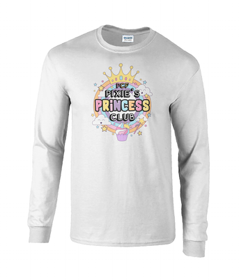 Pixie Cake Face 'Princess Club' Long Sleeve T-Shirt