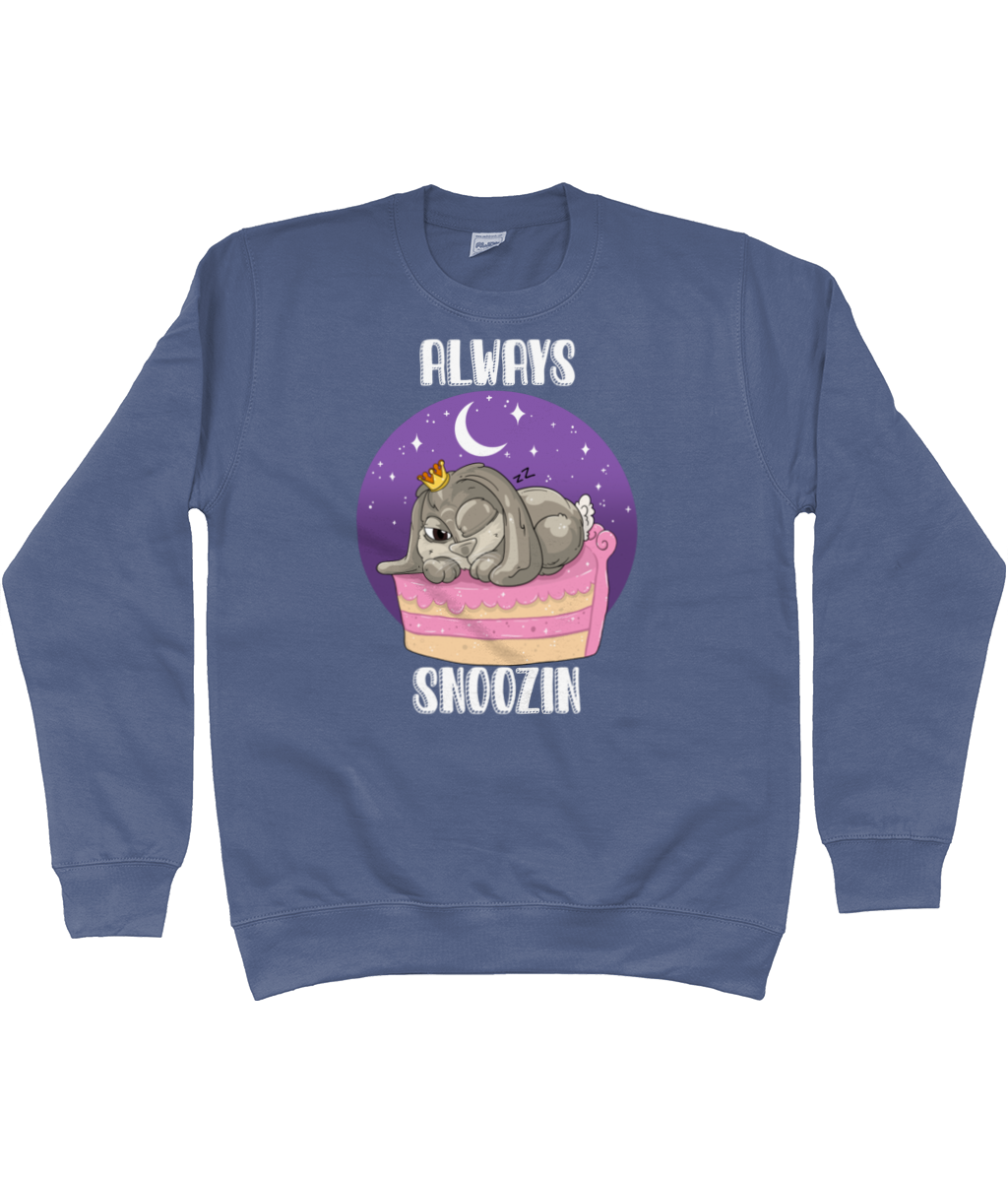 Pixie Cake Face 'Always Snoozin' Sweatshirt