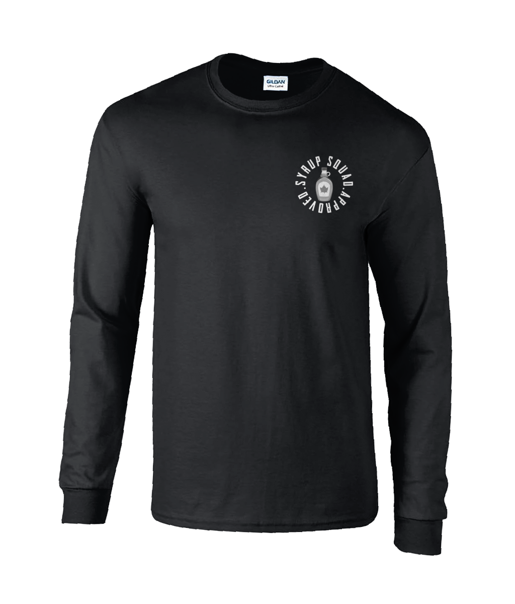 Faffy Waffle 'Syrup Squad Certified' Long Sleeve T-Shirt