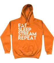 Load image into Gallery viewer, &#39;Eat Sleep Stream Repeat&#39; College Hoodie
