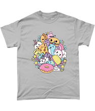 Load image into Gallery viewer, Kawaii Fast Food Friends T-Shirt
