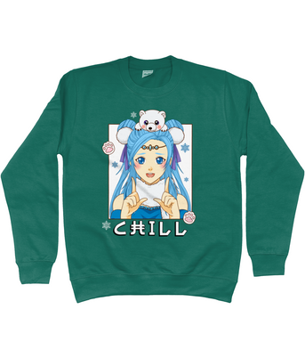 Chill Anime Girl Sweatshirt