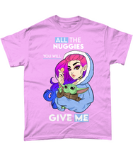 Load image into Gallery viewer, Pixie Cake Face &#39;All The Nuggies&#39; T-Shirt
