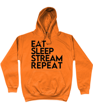 Load image into Gallery viewer, &#39;Eat Sleep Stream Repeat&#39; College Hoodie
